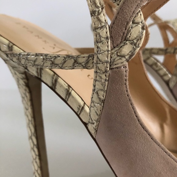 Ivanka Trump Suede/Snake Skin Pumps - Picture 3 of 7